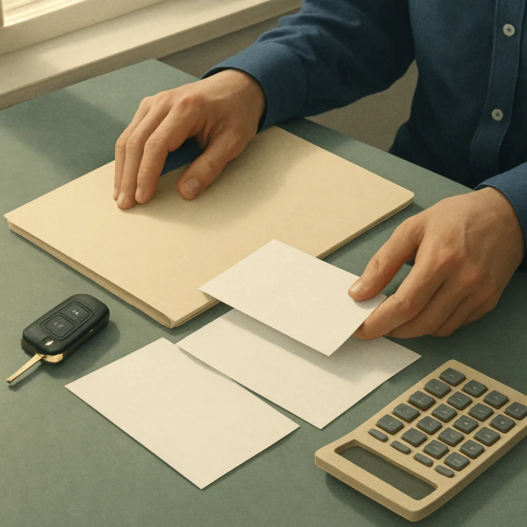 Documents and car keys representing Florida vehicle deficiency options