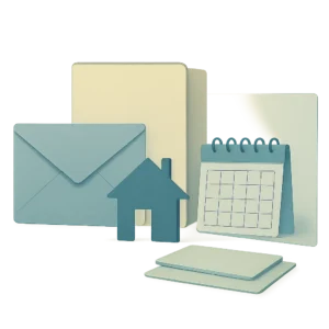 Blank tax documents and debt planning materials representing Florida tax debt review